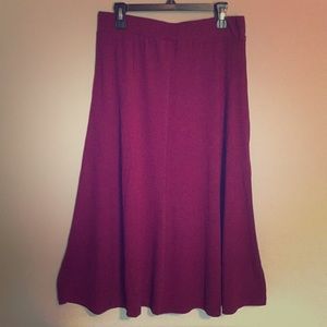 Capella Apparel Women's Mid-calf A-Line Skirt.